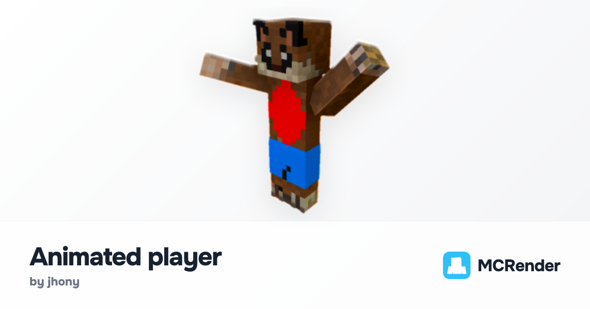 Animated player | Pose by jhony | MCRender