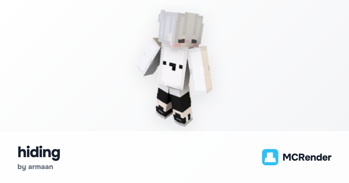 hiding by armaan | Minecraft Pose 944732ff | MCRender