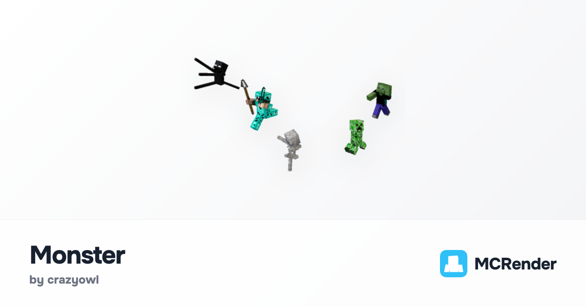 Monster by crazyowl | Minecraft Pose e6064765 | MCRender