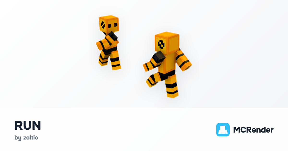 RUN by zoltic | Minecraft Pose bdc102a5 | MCRender